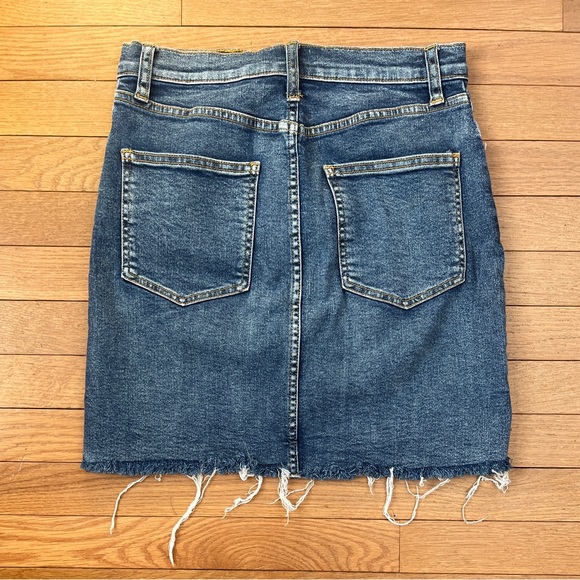 Aritzia Wilfred Free Tanit Denim Mini Skirt Size 4 - Picture 2 of 3